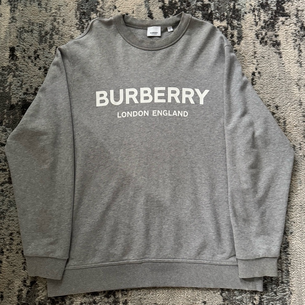 Burberry Gray Men's Sweatshirt